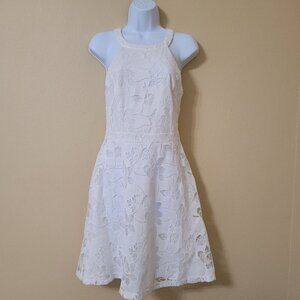 Guess Los Angeles Womens Lace Dress Size 4 Cottagecore Wedding Fairy Whimsical
